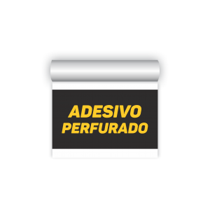 ADESIVO PERFURADO   CORES 4x0   