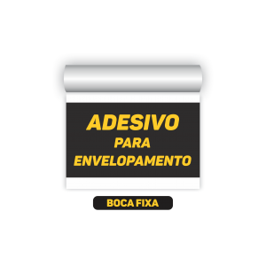 BOCA FIXA - ADESIVO PARA ENVELOPAMENTO  LARGURA FIXA - Mínimo de compra: 1m² CORES 4x0   