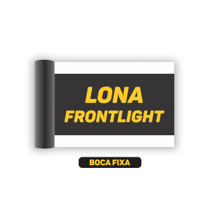 BOCA FIXA - LONA FRONTLIGHT  LARGURA FIXA - Mínimo de compra: 1m² CORES 4x0   ACIMA DE 3m² - O VALOR DIMINUI PARA R$32,00 m²